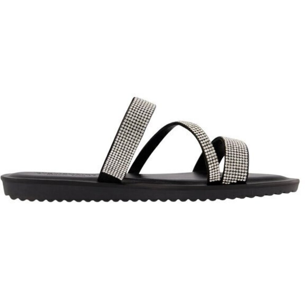 CUSHIONAIRE Vienna Rhinestone slide sandal +Memory Foam size 9.5 New in Box SOLD - Picture 2 of 6